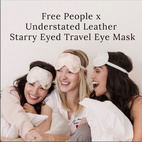 NWT Free People x Understated Leather Starry Eyed Sleep Mask - Picture 4 of 6
